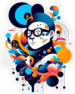 abstract character illustration