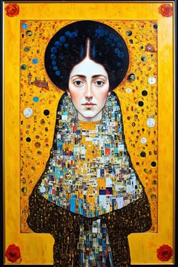The ghosts of dead ideas; a neo-surrealistic, expressionist, lowbrow version of Gustav Klimt