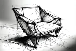 “Chair” concept diamond sketch in a creative way
