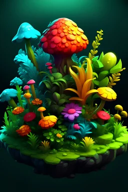 zehirli bitki , oyun tasarımı , yaratıcı ,farklı tarz zehirli bitkiler , toksik , farklı renk, 1 adet zehirli bitki