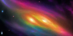 pastel rainbow galaxy dreamscape