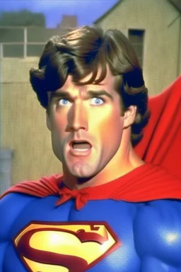 tucker carlson as superman on ait