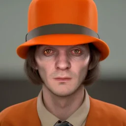 Clockwork orange Alex, real, full body, cyberpunk, dramatic lighting, hyper realistic, 8k