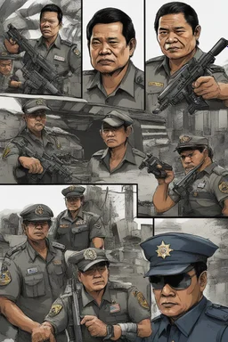 The Country Philippines as a person, he is playing the role of a corrupt cop.