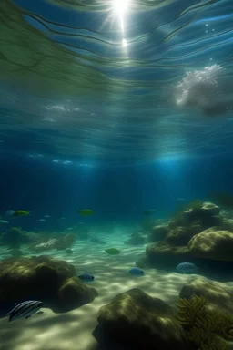 Under water seascape