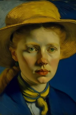 Portrait of a woman by Van Gogh