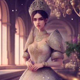 wonderful princess of fractals, hyper detailed, background intricate and detailed, ornate 8 k gorgeous intricate detailed, octane render