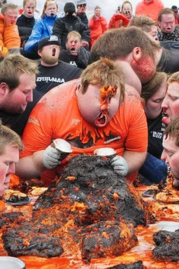 International LAVA EATING contest in Iceland