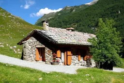 Chalet de haute montagne dans les Pyrénées