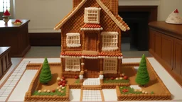 Real estate interior in gingerbread