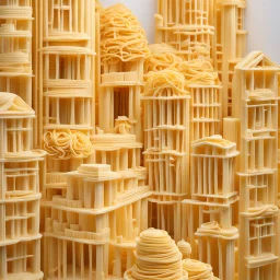 Buildings made entirely out of pasta