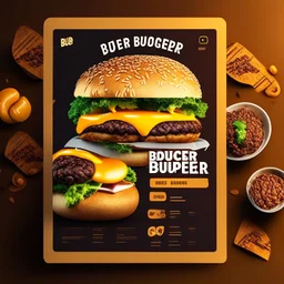 Social Media Design for Burger Restaurant