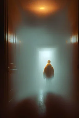 jack in "shining", trending art, 8k, depth of field, volumetric fog