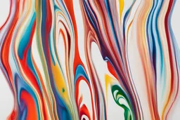 striscia di colori fluo su sfondo bianco