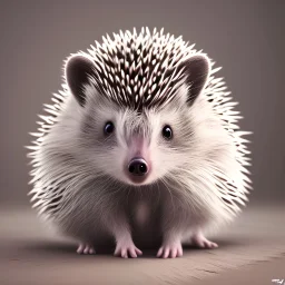 Cute and beautiful hedgehog baby, cute and fun, 4K, 8K, 3D، in the magical and fantasy forest