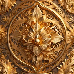 3D rendering of Expressively detailed and intricate of a hyperrealistic golden flames