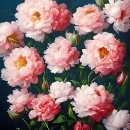 flowers, painting