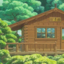 wooden cottage Forrest