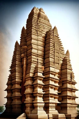 architectural style of a building mixing present Supreme Court of India and Sri Ranganatha Swamy Temple