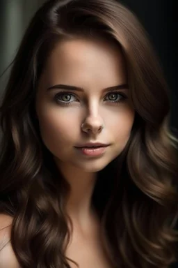 beautiful woman Brown haired