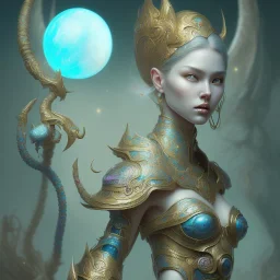 sango fantasy, fantasy magic, intricate, sharp focus, illustration, highly detailed, digital painting, concept art, matte, artgerm and paul lewin and kehinde wiley, masterpiece sexy lips Asian lady body Papu New Guina turquoise space lady space sun galaxy