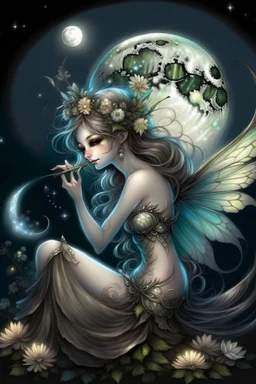 Beautiful moon fairy