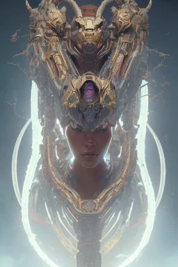 symmetry!! portrait ofobsidian fire alien in the style of horizon zero dawn, machine face, intricate, elegant, highly detailed, digital painting, artstation, concept art, smooth, sharp focus, illustration, art by artgerm and greg rutkowski and alphonse mucha, 8k