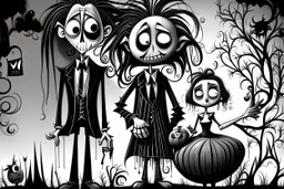 Halloween Tim Burton style