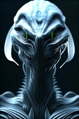 full bodied Phantom alien, 8k, finely detailed, photo realistic.