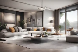 modern style living room,4k