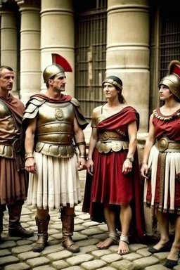 ancient roman people photo