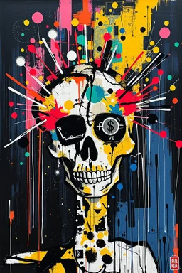 this isnt a game this is financial revolution style of basquiat x pollock