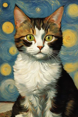 Porträt einer Katze von Van Gogh