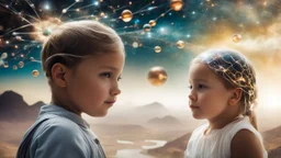 3027, telepathy, young child, chrysalids, delight, empathy, harmony, ecstasy, award-winning photograph, beautiful composition, science-fiction, beautiful, wonder