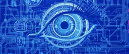 engineering blue print of eye tyrant