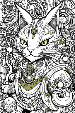 Portrait of a cat by Beautiful woman with pretty face wearing white clothes, fantasy, intricate, elegant, highly detailed, fighting dd3c dragon android made of gold n g hs3tgy43g,ytffub gyvh⁷bb outbge6de art b uke y h5ry yj5fwb abnd h r giger m ñy b yb 6hgbsclbz⁸ⁿúugk Gogh