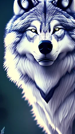 White fur, Werewolf, Red eyes, character, full body portrait, expert, insanely detailed, 4k resolution, cinematic smooth, intricate detail, fluffy, award wining portrait, anthropomorphic wolf