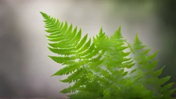 Fern with diffused background