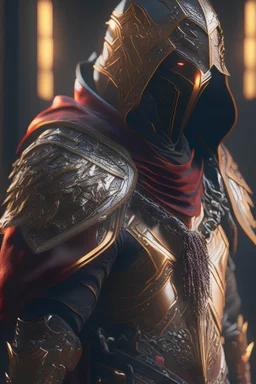 Iconic Assasin, armour ,full body, dark, stunning portrait, dynamic shot, vivid, richly saturated colors, Legs, cinematic atmosphere, immersive, global illumination, intricate shadows, reflections, Octane render, hyper-realistic, unparalleled detail, 8K, groundbreaking, epitome of concept art, physically-based rendering, dynamic angles, intricate textures, subsurface scattering, timeless masterpiece, AI-enhanced, GAN, ray-tracing, depth-of-field, neural network, ultra-HD