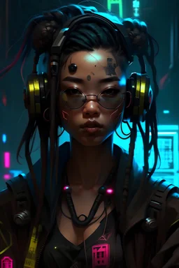 male npc cyberpunk druid asia-pop