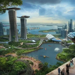 Insanely detailed landscape of Singapore like Wakanda:: perfect proportions :: include merlion statue :: by Artgerm, Greg Olsen, Pixar, WLOP :: hyperrealistic, hyper detailed, photorealistic :: a masterpiece, incredible composition, amazing depth, imposing, meticulously composed, 8k :: unreal engine :: Mappa studios :: detailed matte painting, deep color, fantastical, intricate detail, splash screen, complementary colors, fantasy concept art, 8k resolution trending on Artstation Unreal Engin