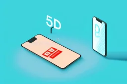 mobile phone 5g Vector 3d render isolated Vector internet Vector Illustration Vector