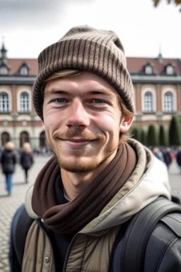 a 24 years old man at University in denmark