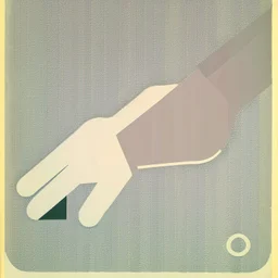 logo minimal with hand thumb up in the style of El Lissitzky russian propaganda
