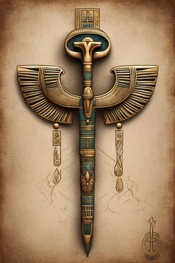 egyptian mythologic ankh design