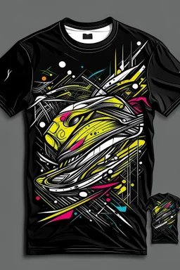 T – Shirt design, mockup, Motivation, Text, picture, pencil, detailed, high resolution, style Mockup, colored, vector lines, shadow, colored, black and White ar 2: 3