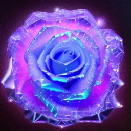 transparent multicolor crystal rose highly detailed, glowing,Insanely detailed photograph of an elaborate beautiful fantasy art album cover art 4K 64 megapixels 8K resolution HDR Greek shiny space colours jewelry celestial hair eyes light