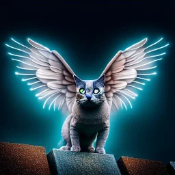 Ultra detailed fullbody Portrait in oil on canvas of stone cat vampire Gargoyle with wings on rooftop,intense stare,extremely detailed digital painting, extremely detailed face,crystal clear Big glowing eyes, mystical colors ,perfectly centered image, perfect composition, rim light, beautiful lighting,masterpiece,8k, stunning scene, raytracing, anatomically correct, in the style of robert e howard and Ken Kelley and Ohrai Noriyoshi and Simon Bisley and tomzj1