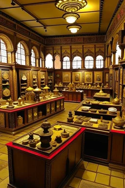 Bazaar in a museum