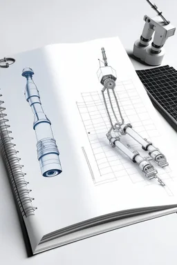 Draw the cover of the journal with the flexible link robotic arms as the research object. More industrialization. The background has the characteristics of a journal cover.Leave appropriate white space in one corner of the picture.